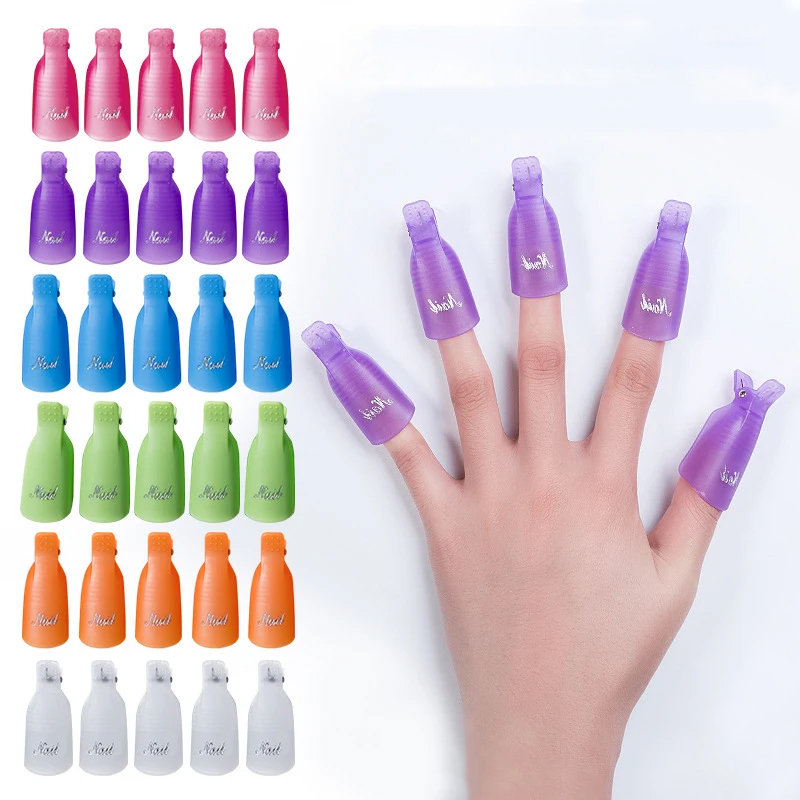 Nail Art Gel Polish - 10 adet/torba Manikür Sanatı Daldırma Kap