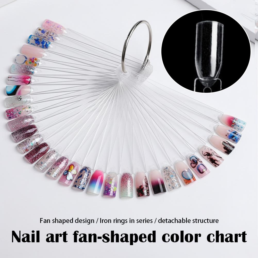 Nail Art Viral - 50 Renkli Şeffaf Oje Örneği Renk