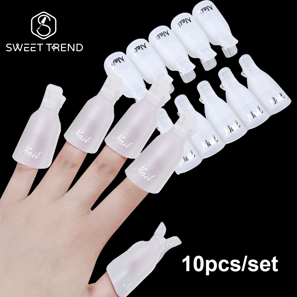 Nail Art Gel Polish - TATLI TREND-10 Adet/set Plastik Akrilik Tırnak