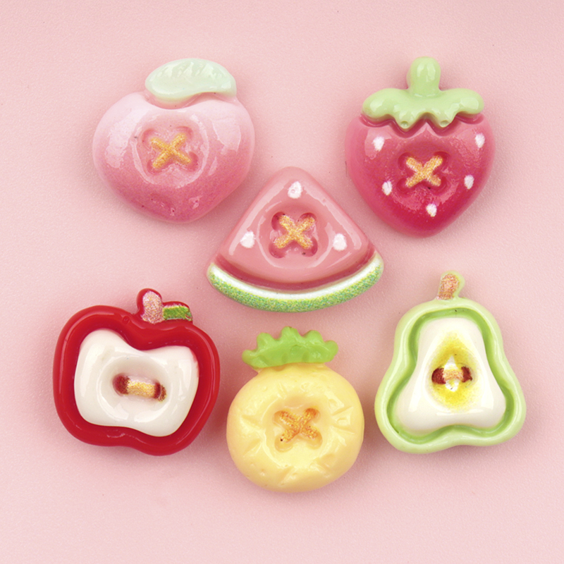 Nail Art Strawberry - 50/500 adet Mini Simüle Meyve Reçine