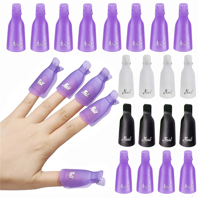Nail Art Gel Polish - 10 Adet Plastik Akrilik Tırnak Sanatı