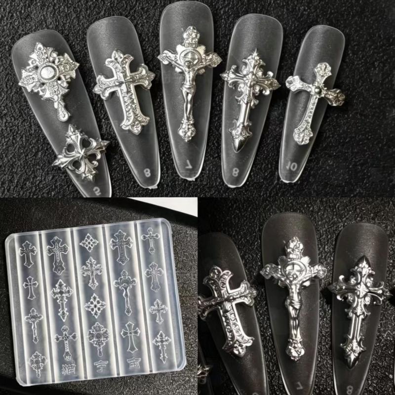 1 adet Şeffaf Silikon DIY Punk - Nail Art Gothic incelemesi ve fiyatı