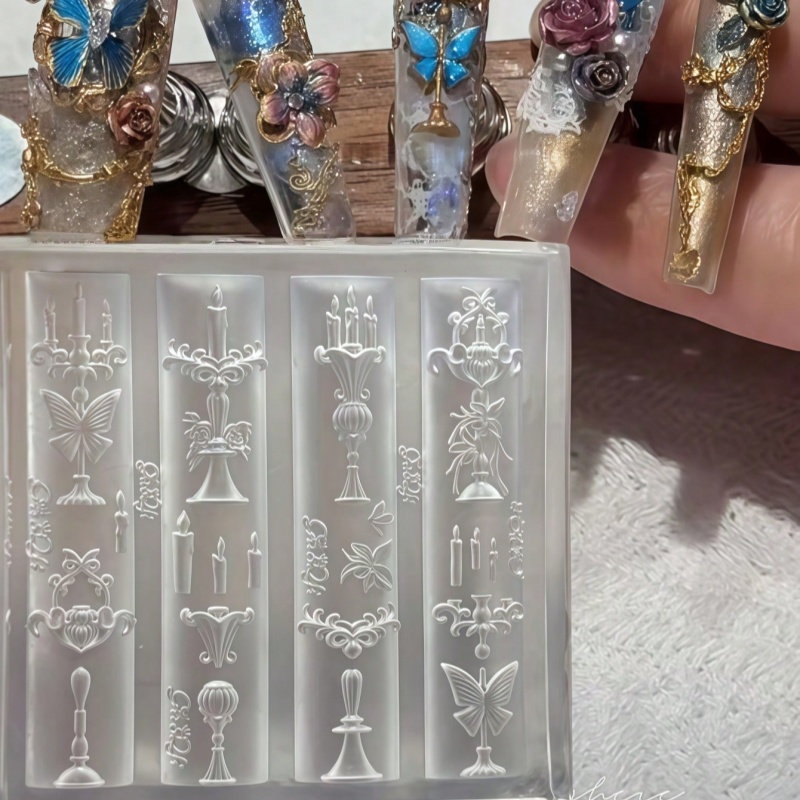 Kelebek Şamdanı, Gül Kuş Kafes - Nail Art Gothic incelemesi ve fiyatı
