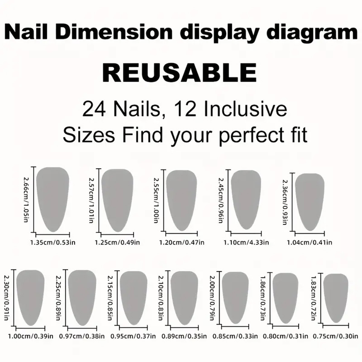24 adet Badem Şeklinde Takma T - Nail Art Gold incelemesi ve fiyatı