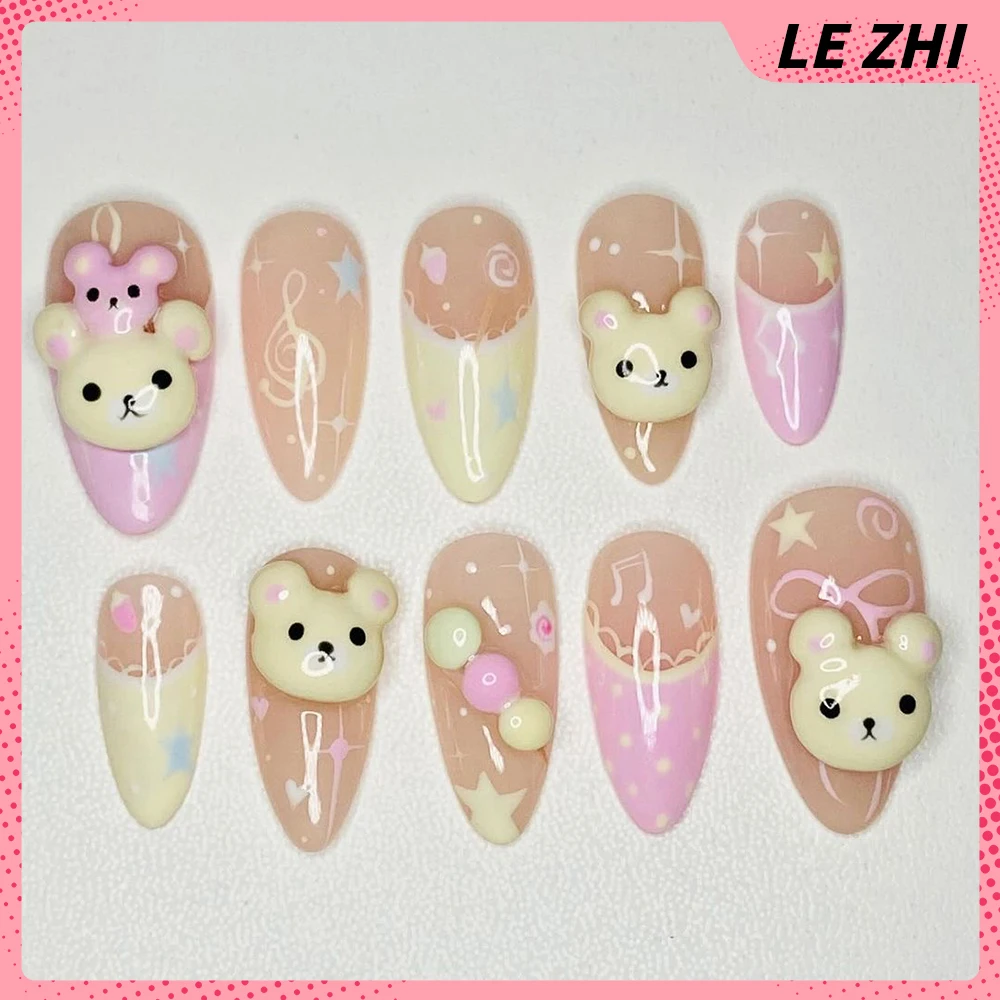 3D El Yapımı Rilakkuma Tırnak  - Nail Art Strawberry incelemesi ve fiyatı