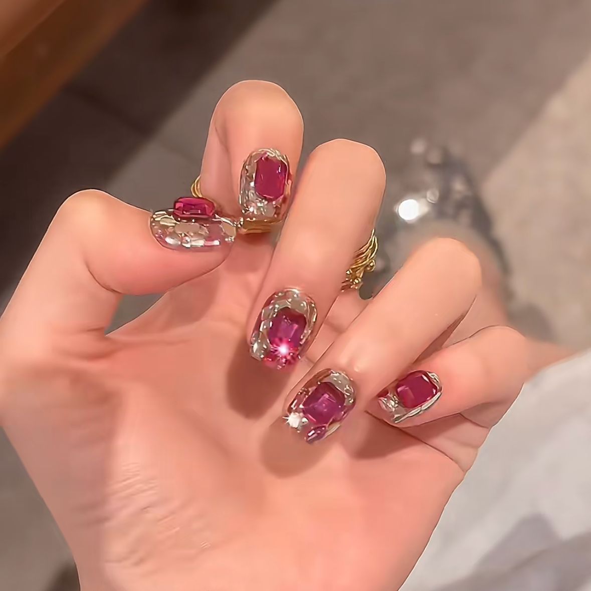 10 Adet Yazlık Altın Kısa Lüks - Nail Art Gold incelemesi ve fiyatı
