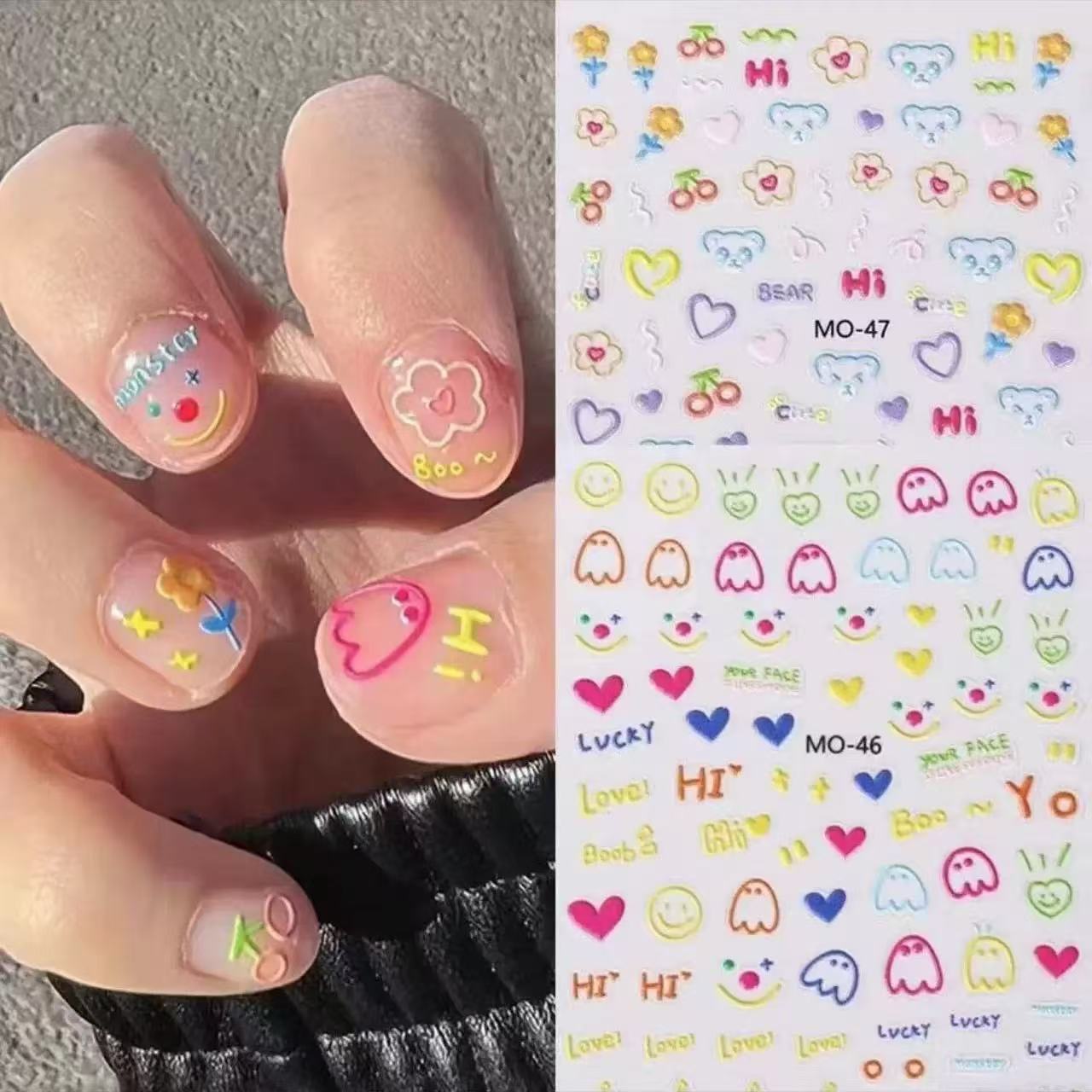 Virüs Karikatür Hayvan Tırnak  - Nail Art Viral incelemesi ve fiyatı
